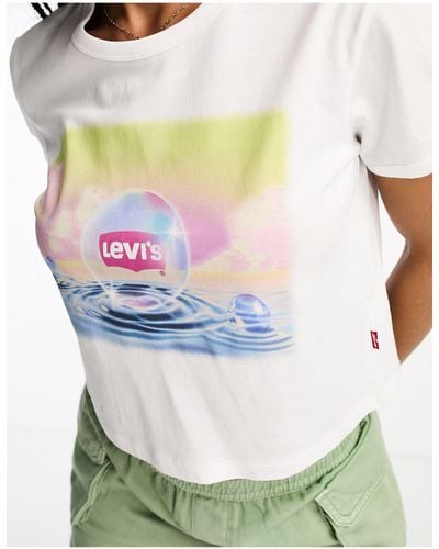 Levis rainbow top t shirt