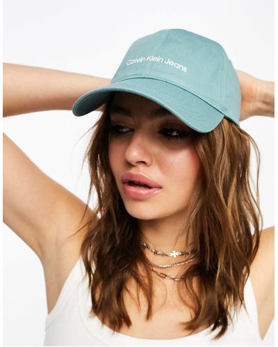 Calvin Klein Institutional - cappellino con logo - Blu