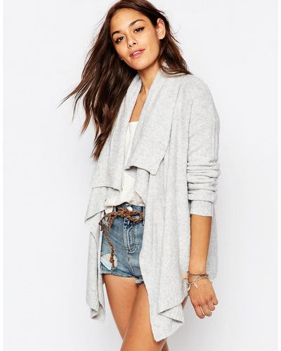 Abercrombie & Fitch Blanket Cardigan - White