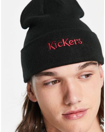 Kickers Bonnet avec logo brodé - Noir