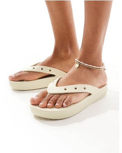 Crocs™ Classic Platform Flip Flop - White
