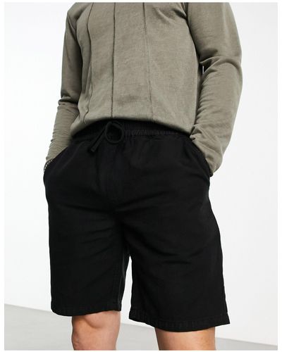 AllSaints Hanbury Linen Shorts - Grey