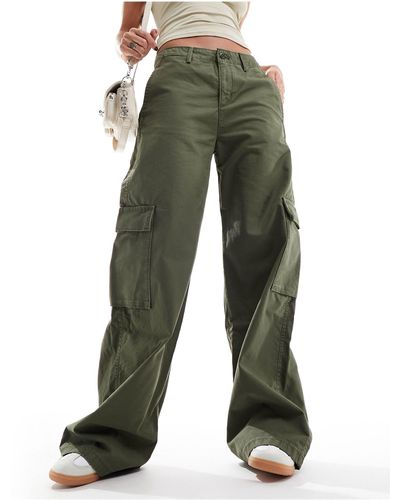 Levi's Pantaloni ampi stile cargo verdi - Verde