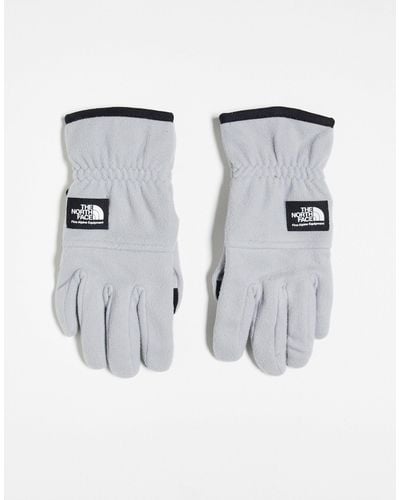 The North Face Etip Heavyweight Touchscreen Compatible Fleece Gloves - Grey