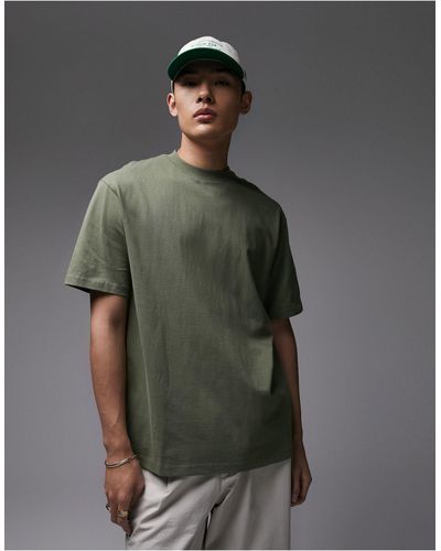 TOPMAN Camiseta extragrande - Verde