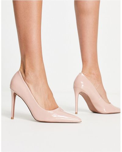 ASOS Penza Pointed High Heeled Court Shoes - White