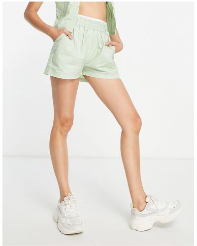 Collusion Elasticated Utility Shorts Co-ord - Green