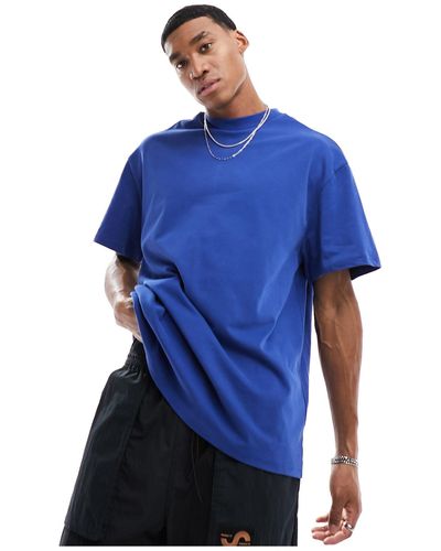 Weekday Great - t-shirt oversize navy - Blu