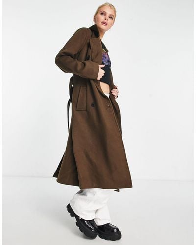 Object Wolmix Trenchcoat - Wit