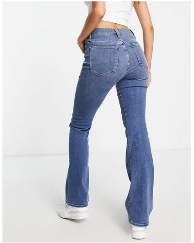 Madewell Jeans a zampa skinny lavaggio medio - Blu