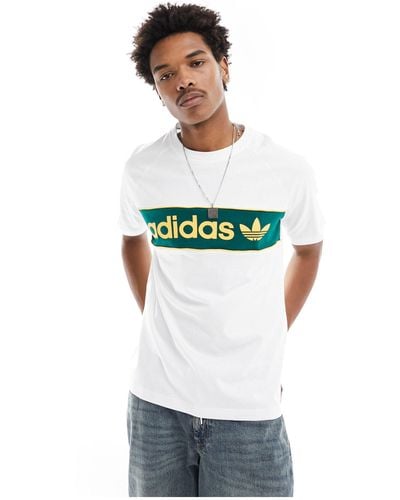 adidas Originals Linear Logo T-shirt - White