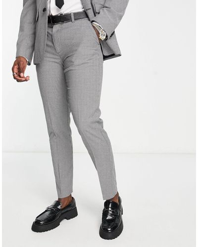 New Look Slim Suit Trouser - White