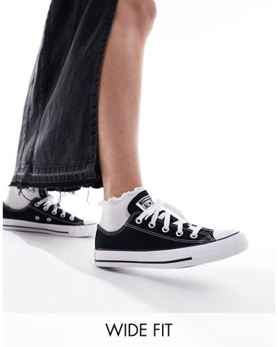 Converse Chuck Taylor - All Star Ox - Sneakers Met Brede Pasvorm - Zwart