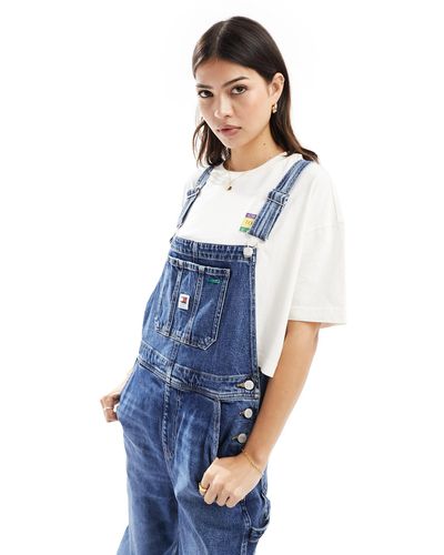 Tommy Hilfiger Daisy Dungarees - Blue