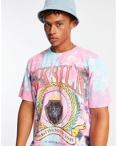 SIKSILK Co-ord Oversized T-shirt - Multicolor