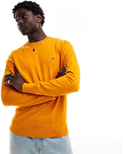 Tommy Hilfiger Crew Neck Jumper - Orange