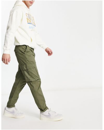 New Look Pantalones cargo en caqui - Verde