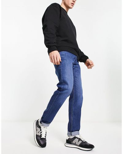 Lee Jeans Luke - Slim-fit Jeans Met Toelopende Pijpen - Blauw