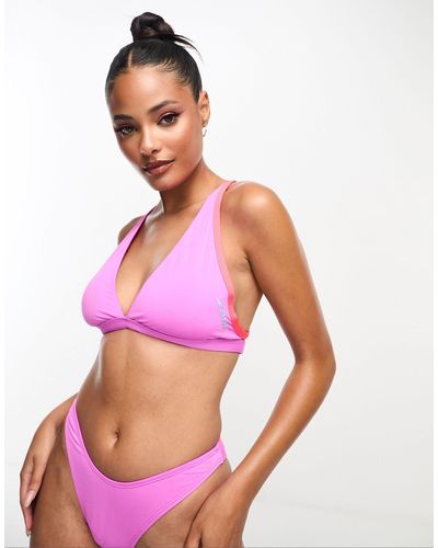 Speedo Flu3nte Strappy Back Bikini Top - Pink