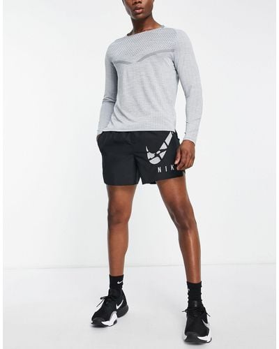 Nike Dri-fit Techknit Long Sleeve Top - Grey