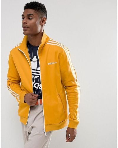 adidas Originals Beckenbauer Track Jacket In Yellow Br4326