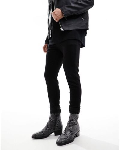 AllSaints Bonham Leather Boots - Black
