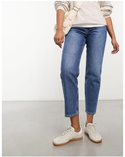 Lee Jeans Carol - jean droit à taille haute - moyen - Bleu