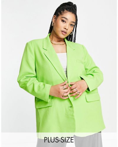 Vero Moda Oversized Blazer - Green
