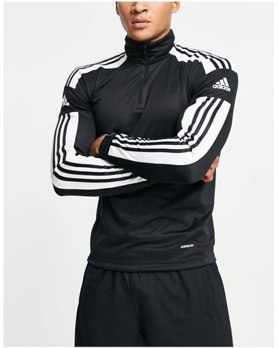 adidas Originals Adidas Football Squadra 21 Half Zip Sweatshirt - Black
