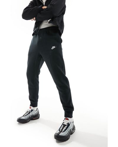 Nike Club - Sweatpants Met Boorden - Zwart