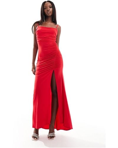 Flounce London Maxi Dress - Red
