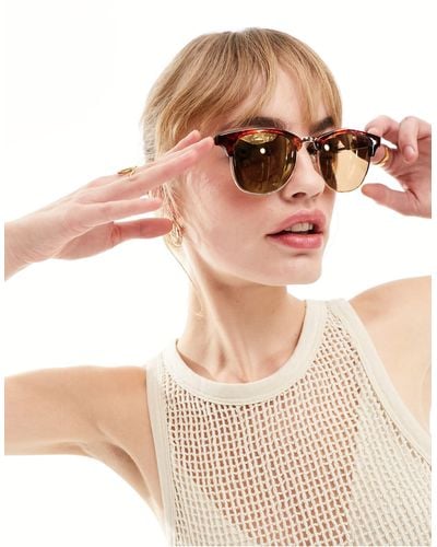 ASOS – retro-sonnenbrille - Pink