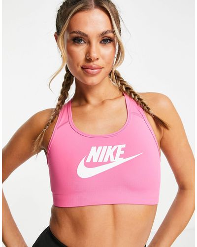 Nike Futura - reggiseno sportivo a supporto medio - Rosa