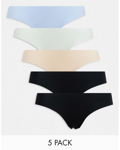 Cotton On Cotton on – 5er-pack unsichtbare slips mit bikini-schnitt - Weiß