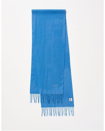 Moschino Wool Scarf - Blue