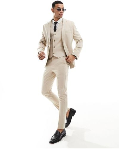ASOS Wedding Skinny Suit Trousers - White