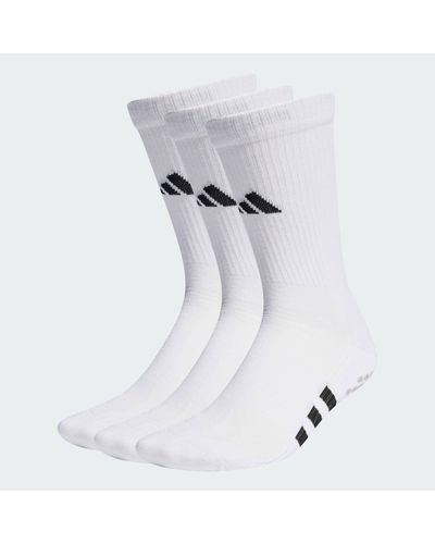adidas Originals 3 Pack Cushioned Grip Sock - White