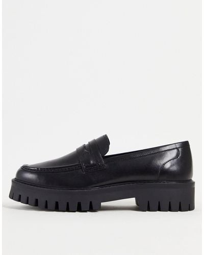 ASRA Frederic Chunky Loafers - Black