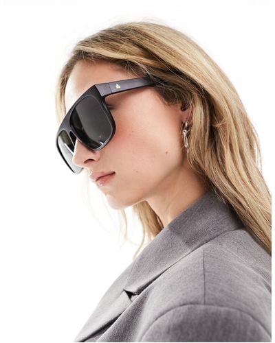Aire Eris - occhiali da sole neri con montatura a d - Grigio