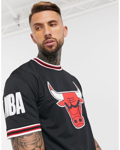 KTZ Nba Chicago Bulls Oversized Applique T-shirt - Black