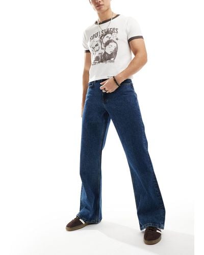 ASOS Vintage Flare Jeans - Blue