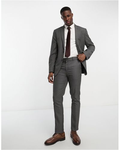 New Look Slim Suit Trousers - White
