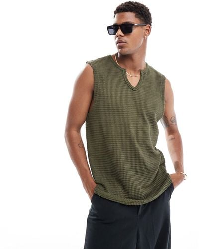 ASOS Oversized Tank Vest - Green