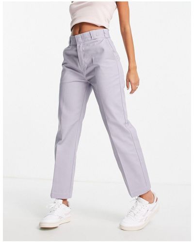 Dickies 874 Cropped Trousers - Purple