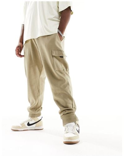 French Connection Plus Slim Fit Cargo joggers - White