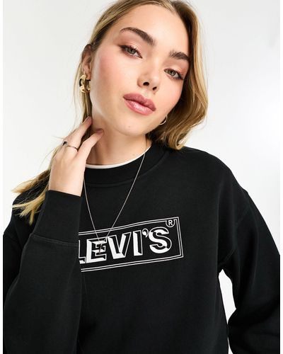 Levi's – sweatshirt - Schwarz