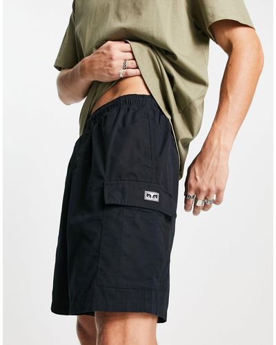 Obey Easy Ripstop Cargo Shorts - Black