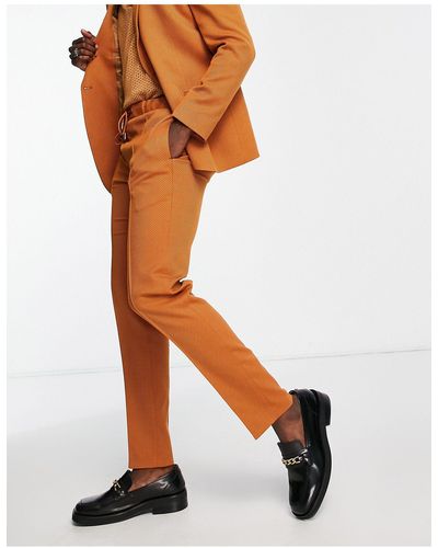 ASOS Tapered Trousers - Orange