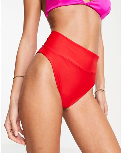 American Eagle Slip bikini sgambato seducente peperoncino - Rosso
