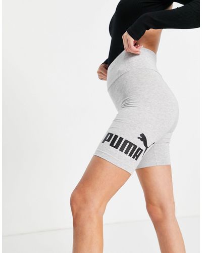 PUMA Essentials - leggings corti grigi - Grigio